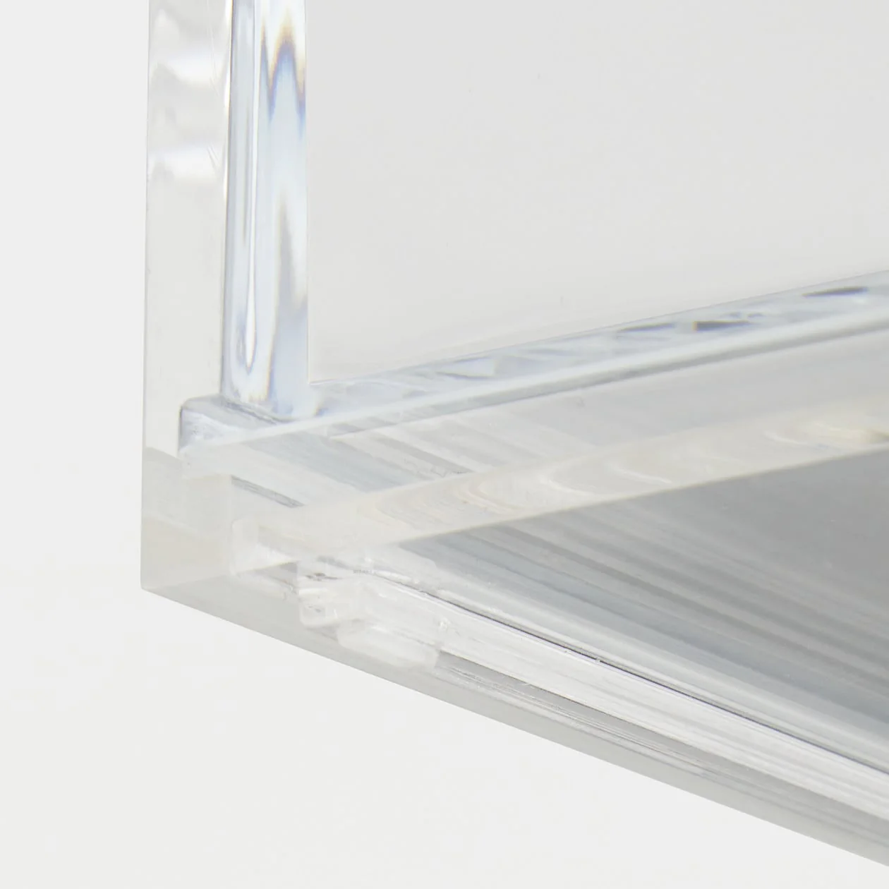 Acrylic Case with Lid 2 Drawers - Image 8