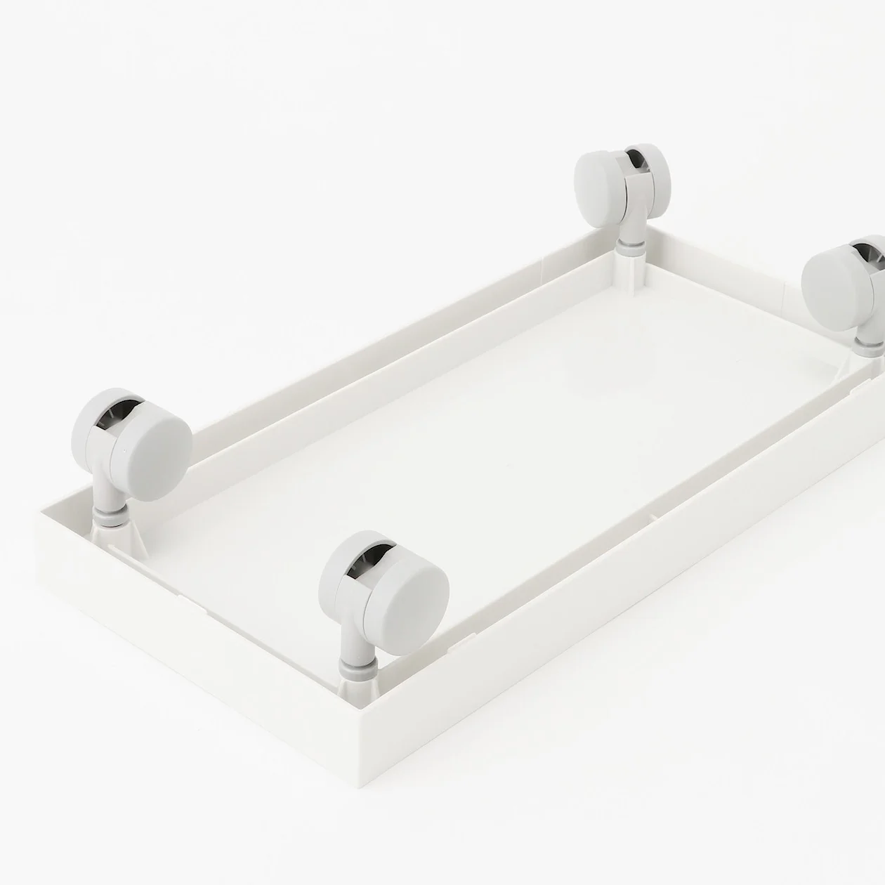Castor-Attachable Lid For Wide PP File Box - White Grey - Image 9