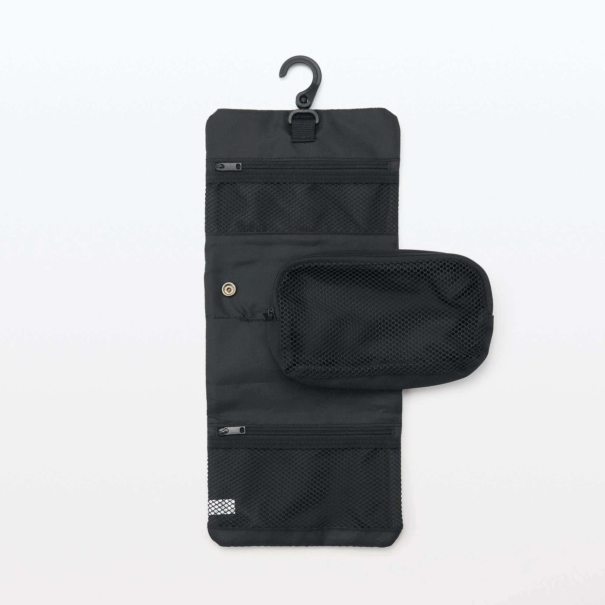 Polyester Hanging Toiletry Case with Pouch - Small - Image 11