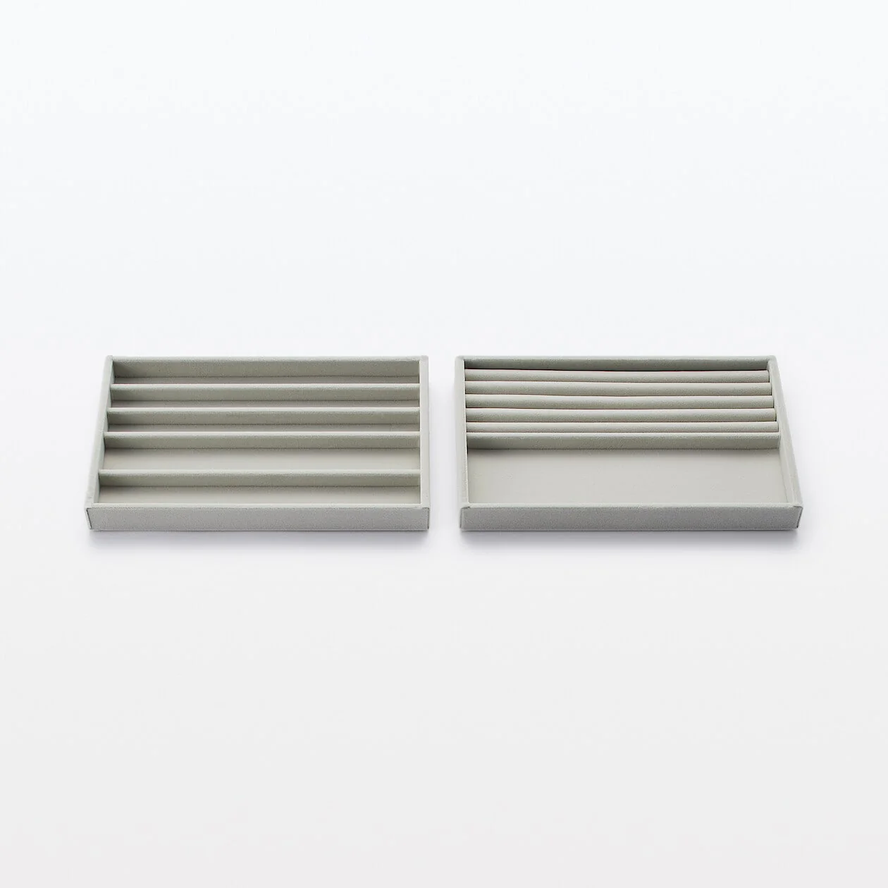 Stackable Velour Jewellery Case - Ring Partition - Image 7